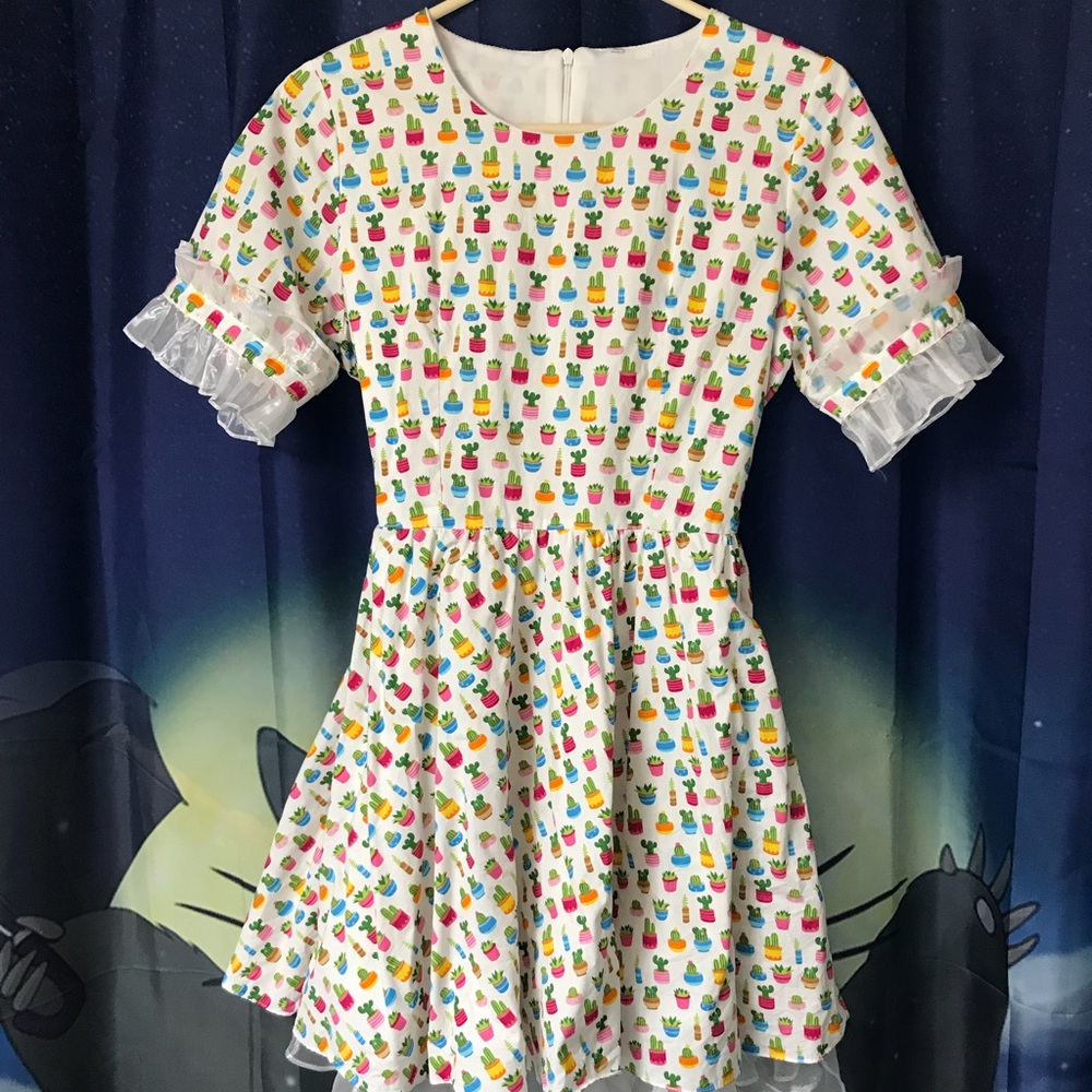 Kawaii cactus/succulent dress